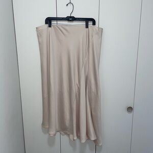 NWT Express Asymmetrical Satin Skirt